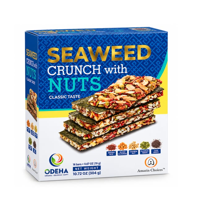 Seaweed Crunch With Nuts - Amazin Choice.