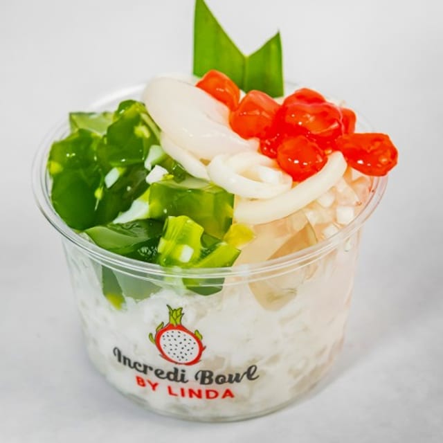 Young Coconut Pandan Delight - Chè Dừa Non Lá Dứa.