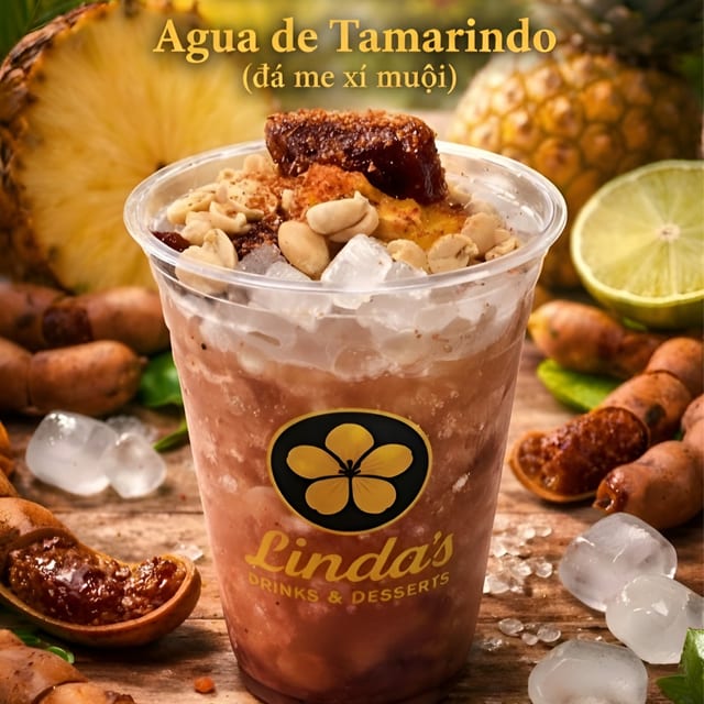 Agua de Tamarindo - Đá me xí muội.